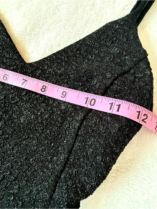 Windsor Elegant Black Sparkle Lace-Up Back Evening Gown (Size XS) NWT - Picture 12 of 16